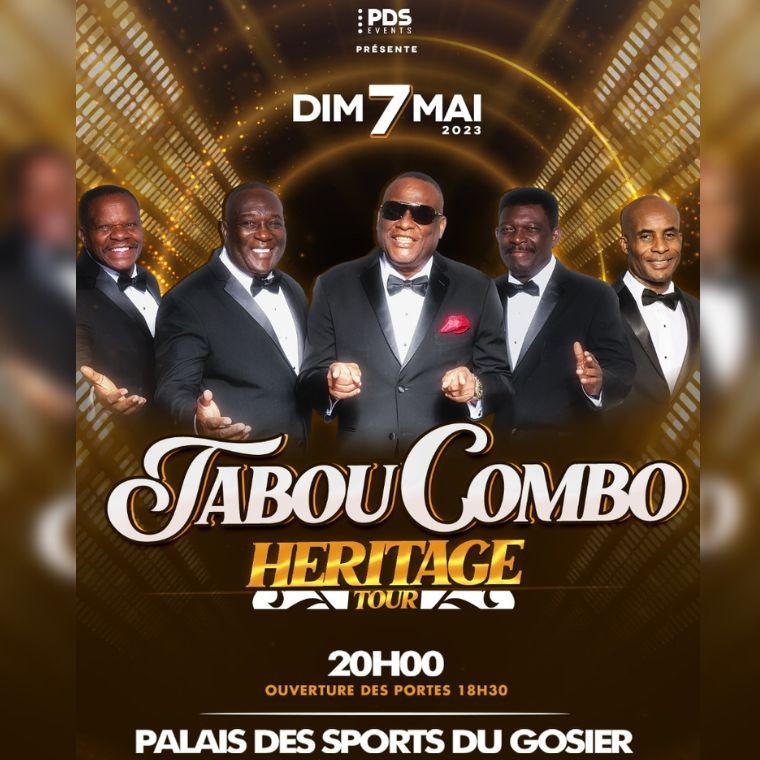 TABOU COMBO en concert le 7 mai au Palais des sports du GOSIER