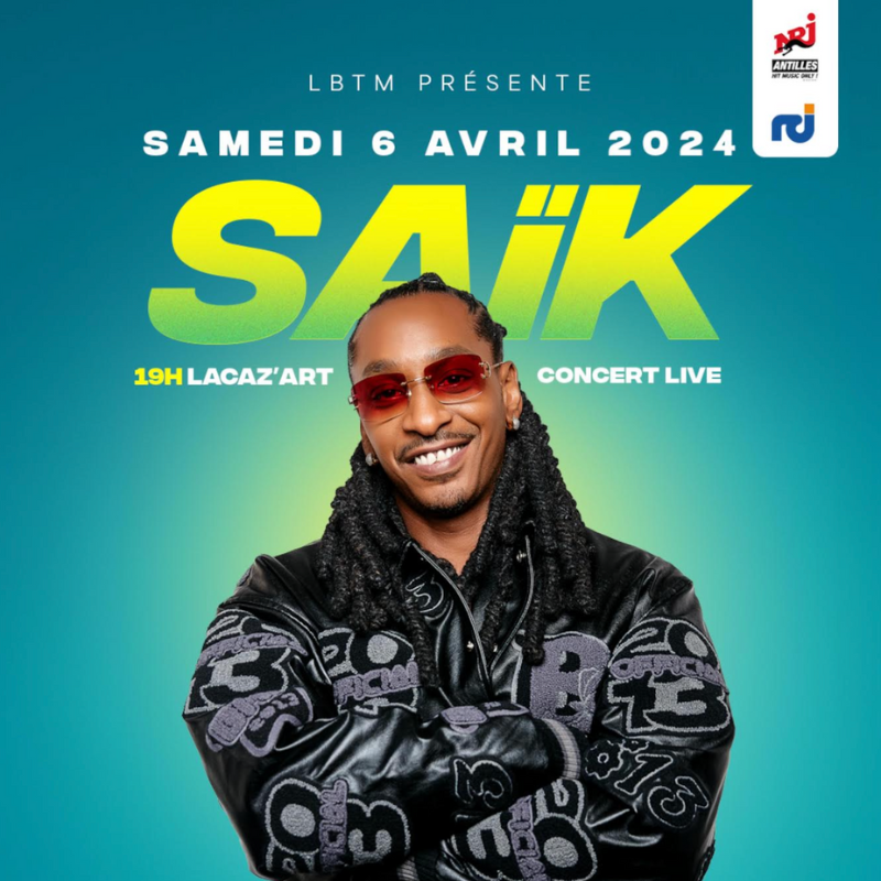 Saïk - Le 6 avril 2024 - Le talentueux SAIK en concert live à LACAZ'ART