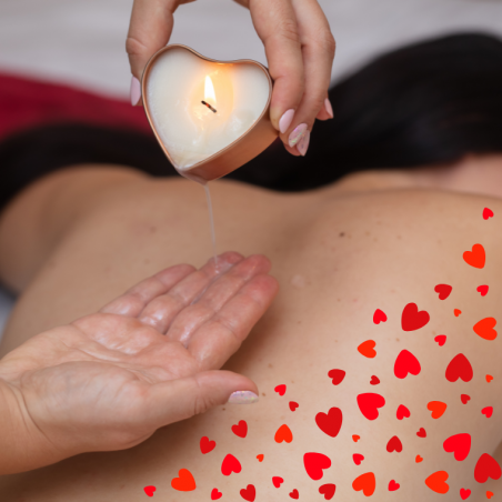 Massage à la bougie - un moment romantique et chaleureux...