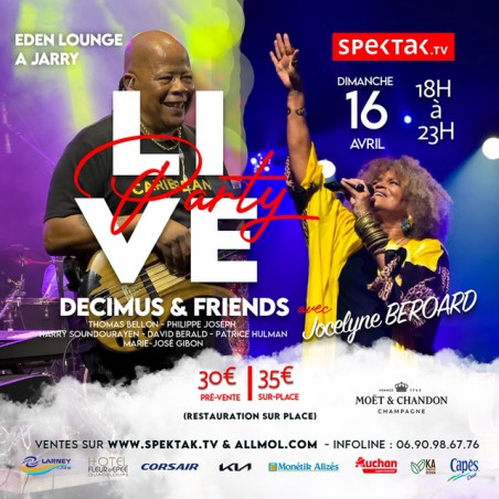 LIVE à l'Eden Lounge - Decimus & Friends avec Jocelyne...