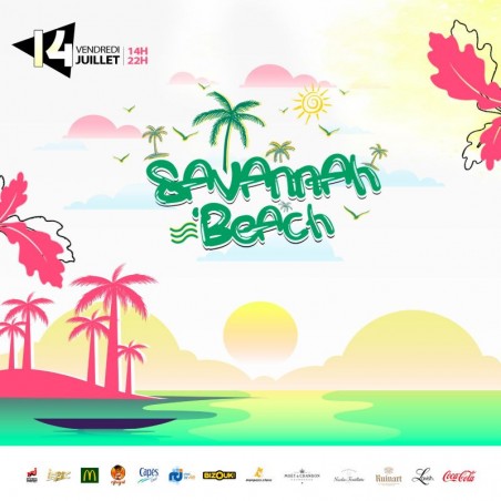 Savannah Beach Party - Le vendredi 14 juillet - de 14h à 22h