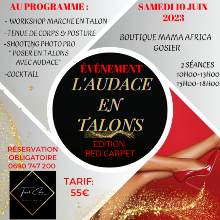 L'AUDACE EN TALONS - Le 10 juin 2023 à la boutique Mama...