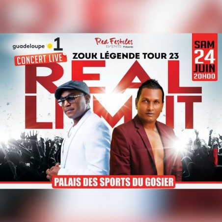 REAL LIMIT en CONCERT LIVE : le 24 Juin au Palais des...