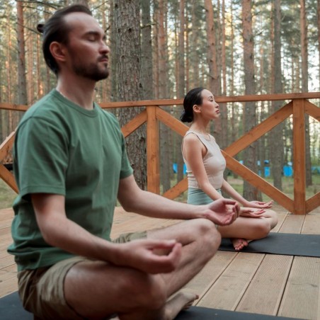 Un Cours de Yoga privé avec papa - 2 personnes • Santokh...
