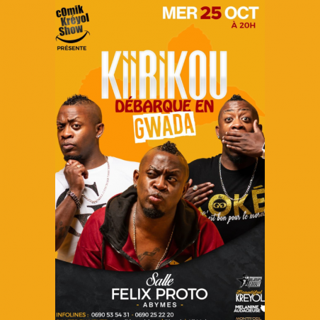 copy of Saison 6 : Comik Kréyol é lé Zanmi le Mercredi 5 Février à L'Instant Discothèque