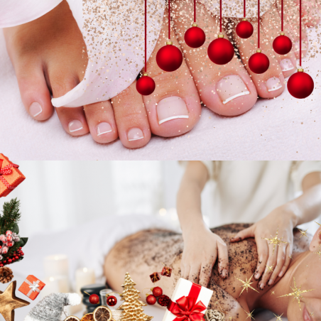 Coffret Noël Fraîcheur ! Soin pieds anti-callosité et gommage corps entier • L'INSTANT BIEN ETRE