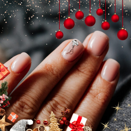 Noël Pretty Nails - Soin des mains complet avec vernis semi-permanent • Alliances Bien-Être