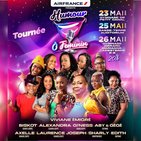 23,25 et 26 mai - Humour Ô Féminin en tournée