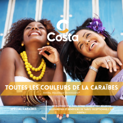 Toutes les couleurs des Caraïbes - Costa FASCINOSA  8 jours/7 nuits - Départ PTP le 23 janvier 2026