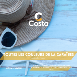 copy of Ambiance Tropicales - Costa FASCINOSA 18 jours/17 nuits - Départ PTP le 20 MARS 2025