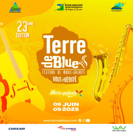 Festival Terre de Blues 2025 - Du 6 au 9 juin à Marie-galante