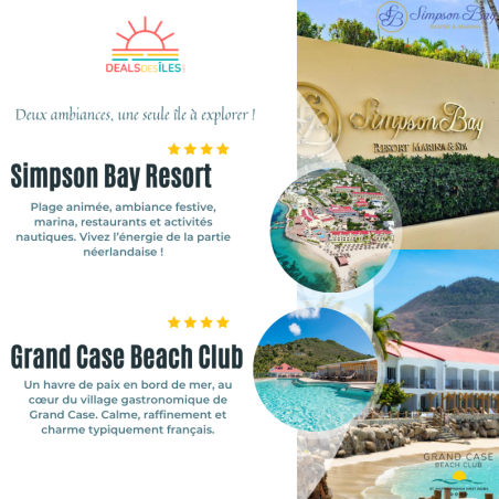 Séjour Découverte à Saint-Martin ! 5 jours/4nuits - HÔTELS + VOL + LOC