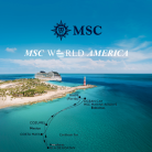 CROISIERE DE REVE AU DEPART DE MIAMI 7 NUITS : MSC WORLD AMERICA ! DESTINATION MEXIQUE
