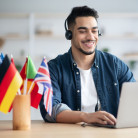 Cours de langues en ligne • Anglais, Espagno, Français, Italien, Allemand, Russe • E-speaks