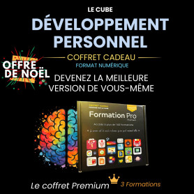 Noël COFFRET CADEAU PREMIUM – 3 Formations (version numérique ) à Vie  - Le Cube