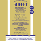 Buffet du Nouvel An – 1 Janvier Auberge de la vieille tour