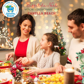 Canella Beach Hôtel • Menu de Noel - Mercredi 24 Décembre - Animation Musicale par le groupe Zig Zag