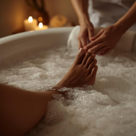 Évasion Réparatrice des Pieds-Gommage & Anti callosité  - EXOTIC BULLES DE SOINS