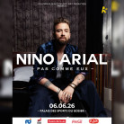 NINO ARIAL ⦁ Spectacle ⦁ Samedi 06 juin 2026 à 20:00 ⦁ Palais des sports du gosier