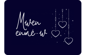 
			                        			Mwen enmé'w